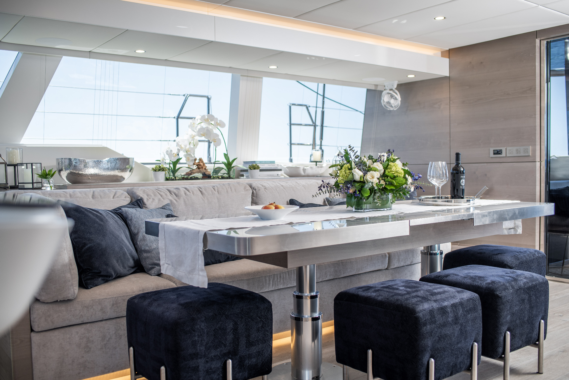 Gracious interior dining